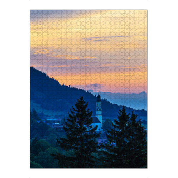 Puzzle Ravensburger "Pfarrkirche Sankt Nikolaus" artboxONE - Natur,Reise,Architektur