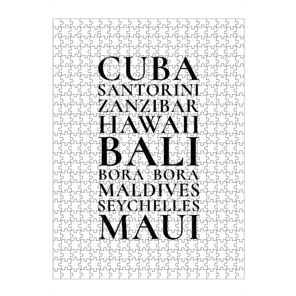 Puzzle Ravensburger "Inselträume Bali und Co" artboxONE - Typografie,Reise,Reise / Strand und Meer,Reise / Asien