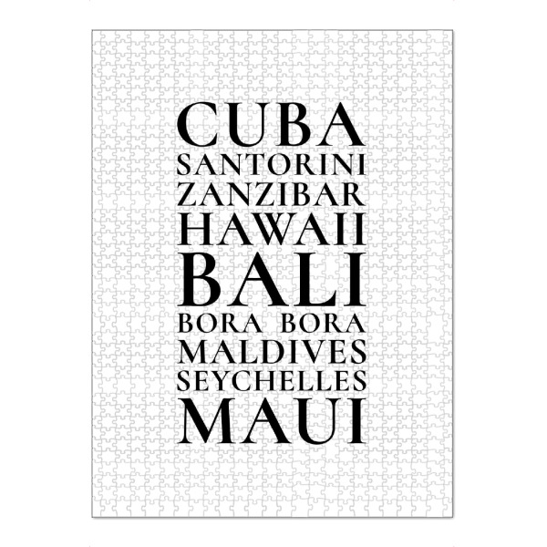 Puzzle Ravensburger "Inselträume Bali und Co" artboxONE - Typografie,Reise,Reise / Strand und Meer,Reise / Asien