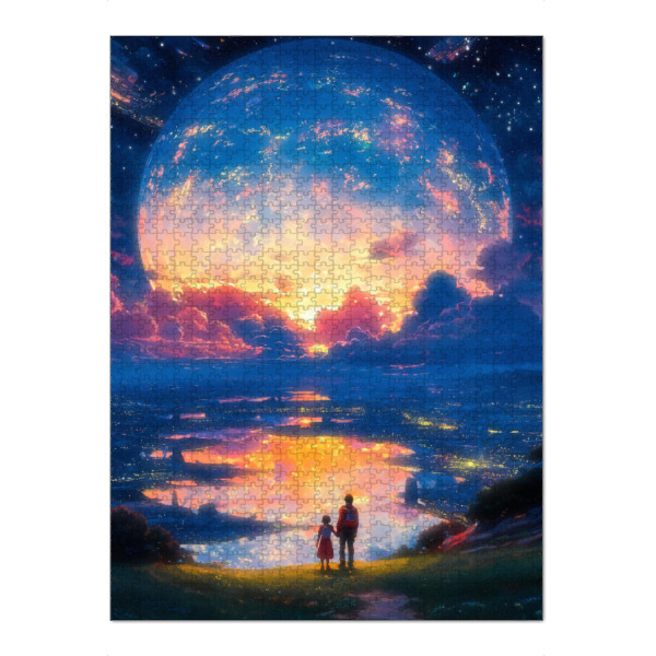 Puzzle Ravensburger "Stern mit dir" artboxONE - Natur,Reise,Für Kinder,Für Papa,Galaxy