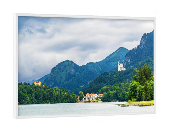 Poster mit weißem Rahmen "Blick über den Alpsee" artboxONE - Natur,Reise,Architektur