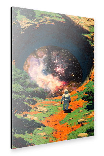 Alu-Dibond "Das Galaxy -Portal" 75x50 cm artboxONE
