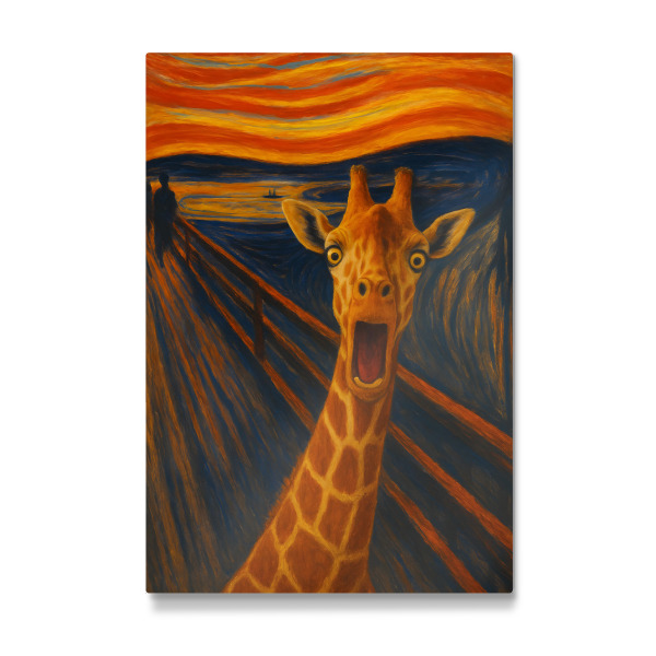 Galerie-Print "Der Schrei der Giraffe" 75x50 cm artboxONE