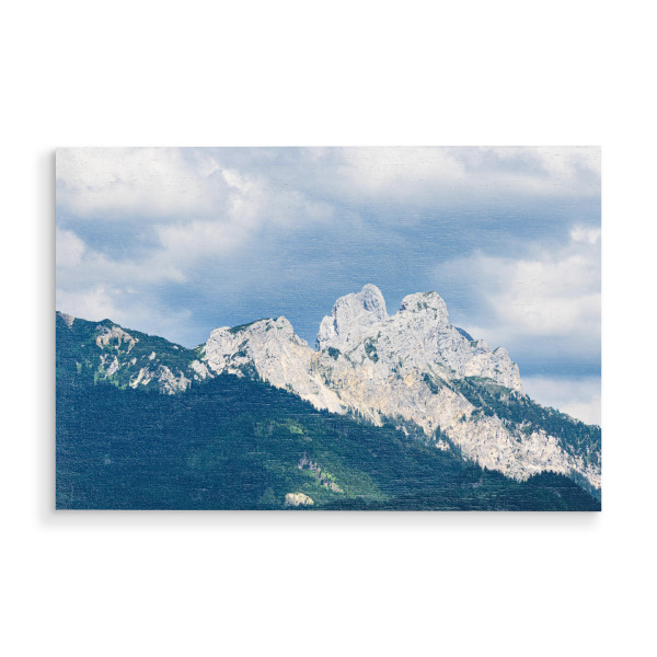 Holzbild "Gehrenspitze in Österreich" artboxONE - Natur,Reise,Reise / Länder