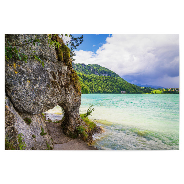 Poster "Weißensee mit Felsentor" artboxONE - Natur,Reise