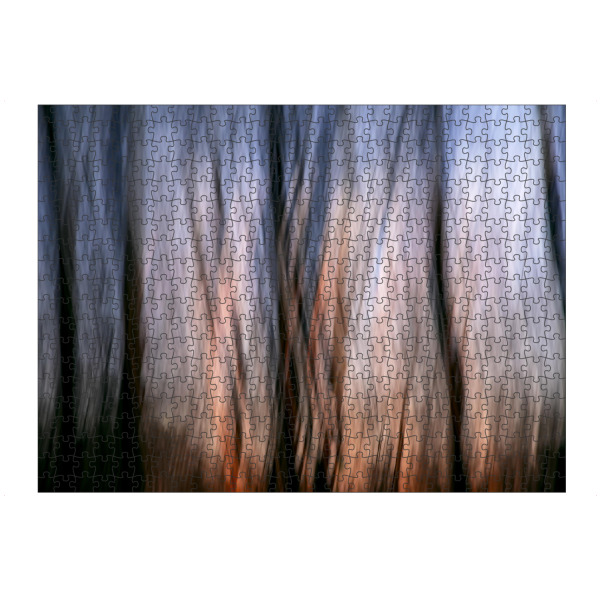Puzzle Ravensburger "Bunter Hintergrund" artboxONE - Natur,Abstrakt - Wald,Bäume,Abendrot,Hintergrund,Himmel - Bild wald