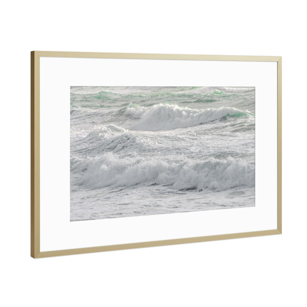 Poster mit Rahmen Gold "Seaside (50)" artboxONE - Natur,Für Kinder,Reise / Strand und Meer,Für Mama,Für Papa