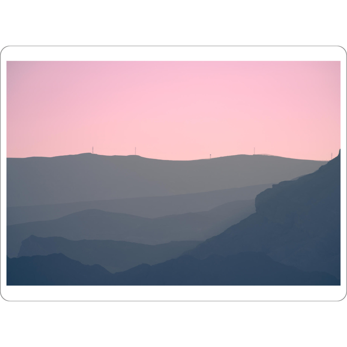 Tischset "Berge von Eilat (1)" artboxONE - Natur,Reise,Für Kinder,Reise / Länder,Für Papa