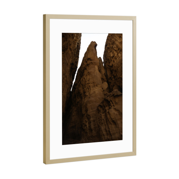 Poster mit Rahmen Gold "Solomons Säulen" artboxONE - Natur,Reise,Reise / Länder