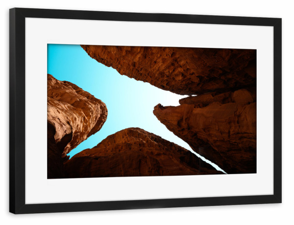 Poster mit Rahmen schwarz "Solomons Säulen (2)" artboxONE - Natur,Reise,Reise / Länder