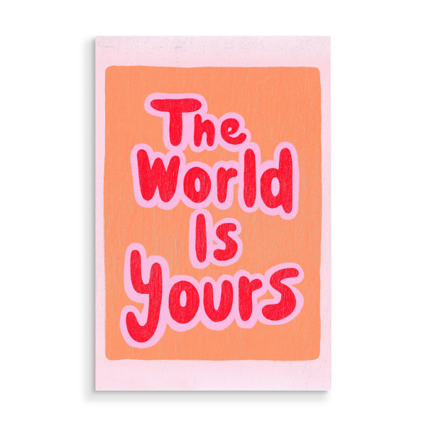 Holzbild "Lebe deine Träume" artboxONE - Typografie,Reise / Länder,Buchstaben