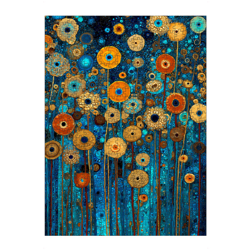 Flowers Abstract A, Klimt (matart)