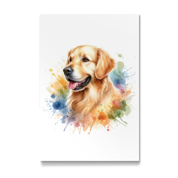 Galerie-Print "Golden Retriever Aquarell" 75x50 cm artboxONE