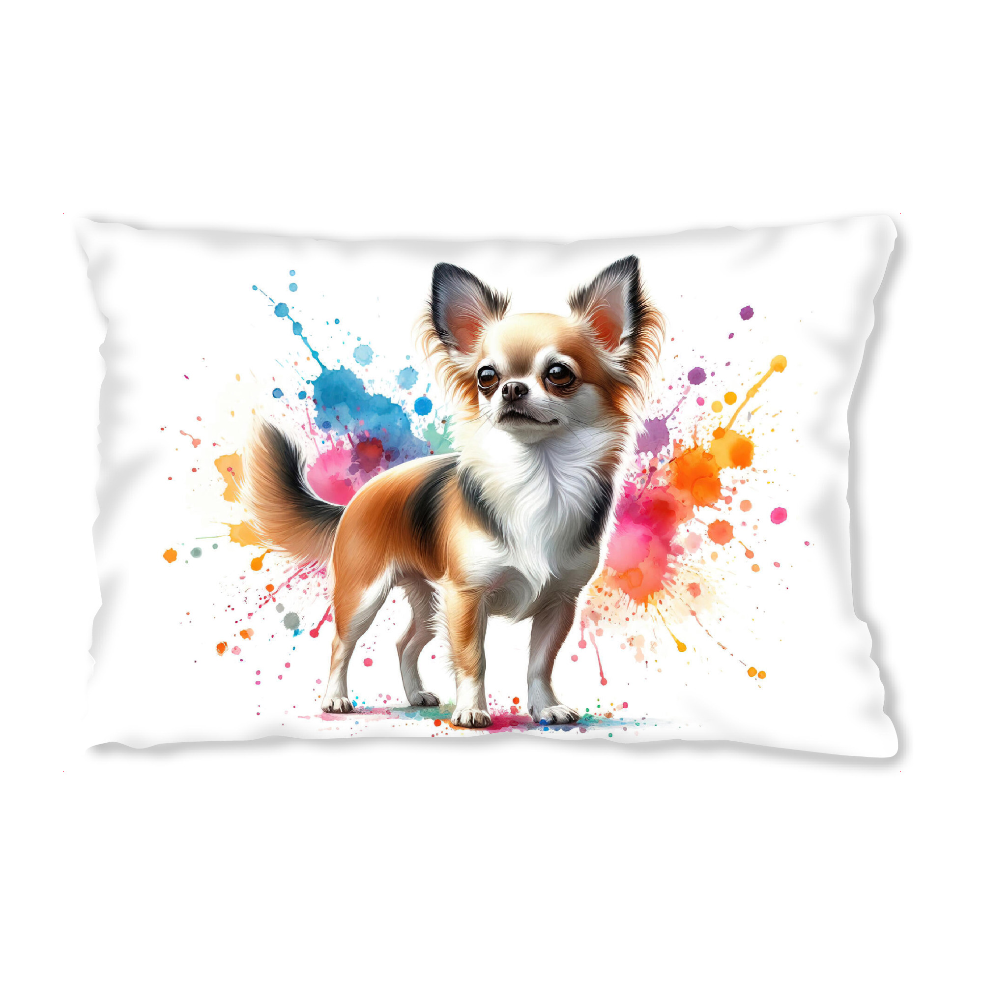 Design-Kissen "Chihuahua in Aquarell b" artboxONE - Tiere,Abstrakt