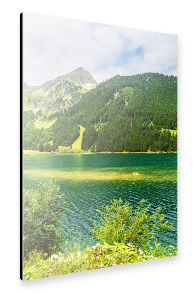 Alu-Dibond "Blick über den Vilsalpsee" 30x20 cm artboxONE