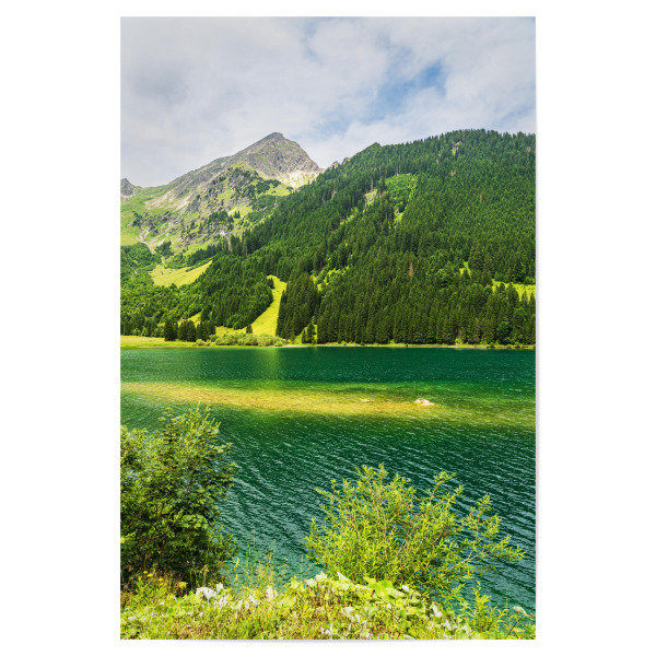 Poster "Blick über den Vilsalpsee" artboxONE - Natur,Reise,Reise / Länder