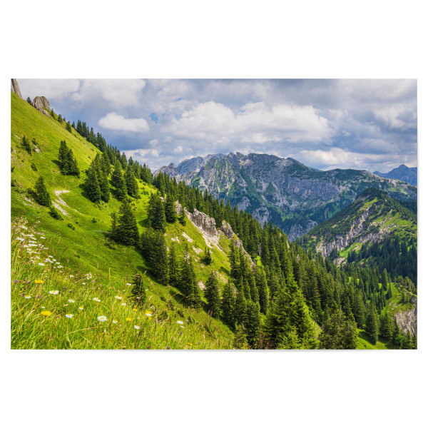 Poster 30x20 cm "Blick vom Tegelberg bei Schwangau" artboxONE - Natur,Reise
