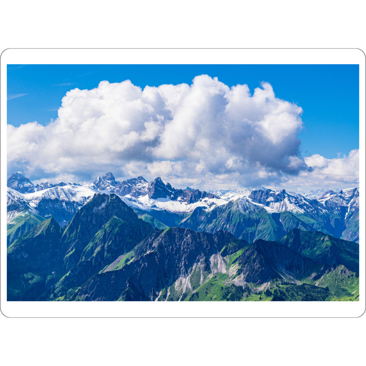 Tischset "Blick vom Nebelhorn" artboxONE - Natur,Reise