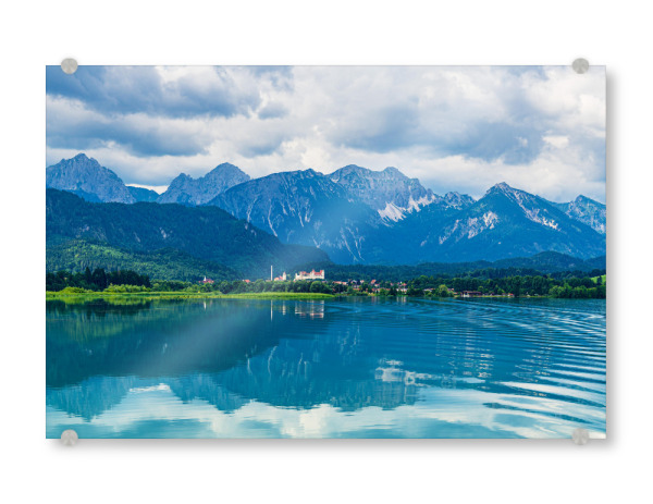 Acrylglasbild "Blick über den Forggensee" artboxONE - Natur,Reise