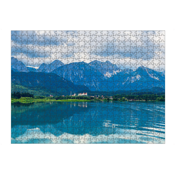 Puzzle Ravensburger "Blick über den Forggensee" artboxONE - Natur,Reise