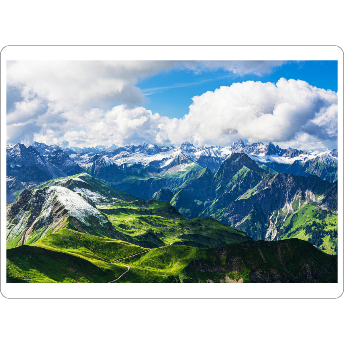 Tischset "Blick vom Nebelhorn bei Oberstdorf" artboxONE - Natur,Reise