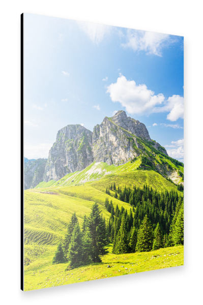 Alu-Dibond "Blick auf den Aggenstein" 30x20 cm artboxONE
