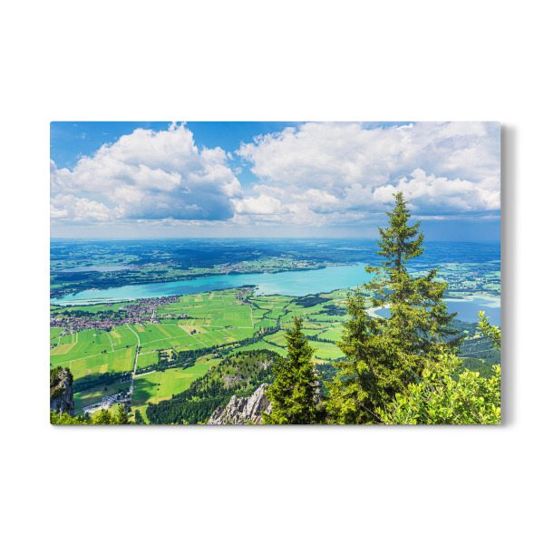 Galerie-Print "Blick vom Tegelberg auf Schwangau" 30x20 cm artboxONE