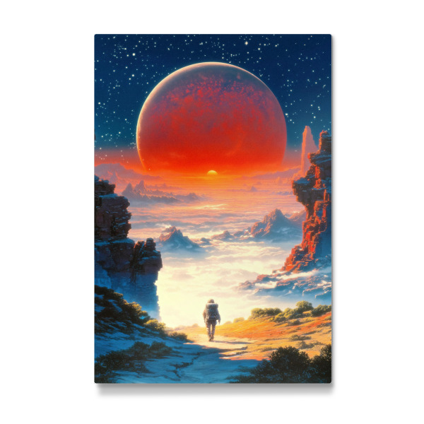 Galerie-Print "Red Dawn des Astronauten" 30x20 cm artboxONE