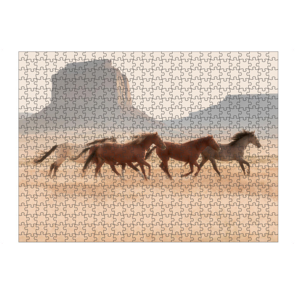 Puzzle Ravensburger "Südwestliche Pferde" artboxONE - Natur,Für Kinder,Tiere,Für Mama,Für Papa