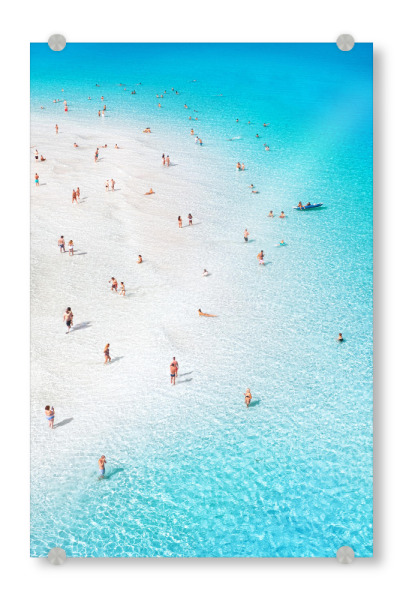 Acrylglasbild "Strand Tagtraum (vertikal)" artboxONE - Natur,Reise,Menschen,Reise / Strand und Meer,Sport / Sommerspiele