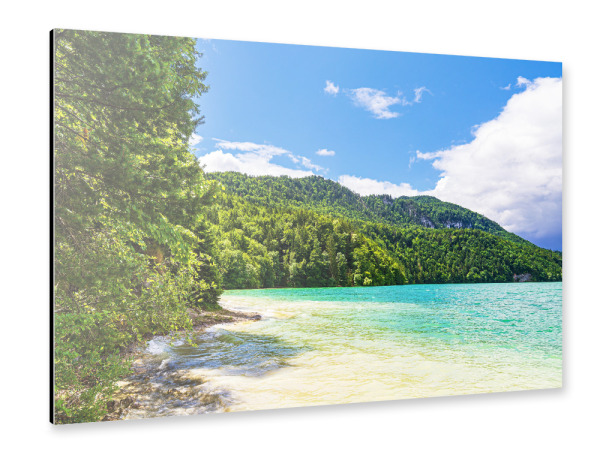 Alu-Dibond "Weißensee bei Füssen" 75x50 cm artboxONE