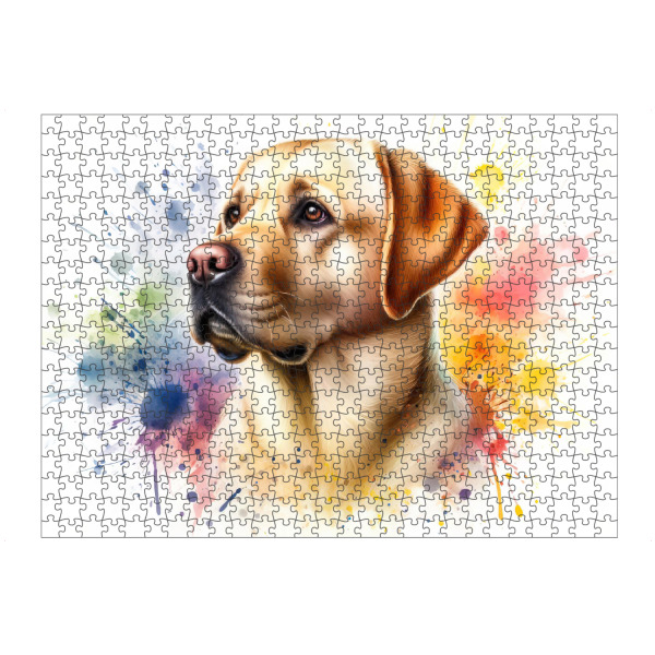 Puzzle Ravensburger "Labrador Retriever Hund" artboxONE - Tiere,Abstrakt