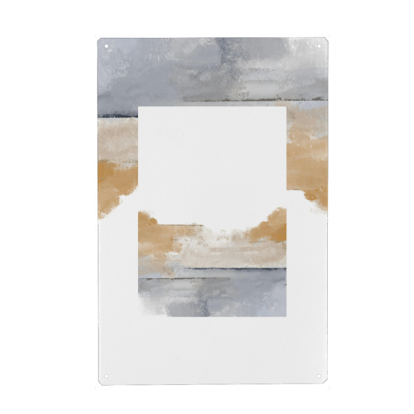 Metall Poster "Framed Tranquility" artboxONE - Abstrakt