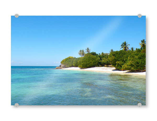 Acrylglasbild "Bacardiinsel" artboxONE - Natur,Reise,Reise / Strand und Meer,Reise / Länder