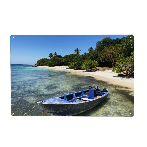 Metall Poster "Cayo Leventado" artboxONE - Natur,Reise,Reise / Strand und Meer,Reise / Länder