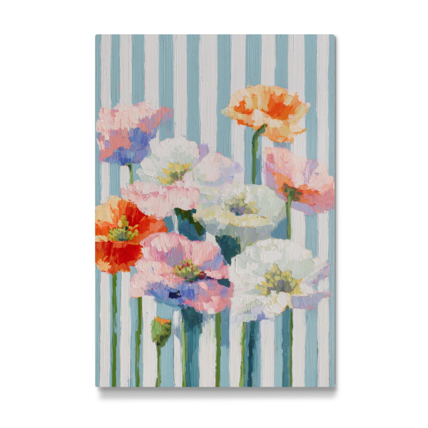 Galerie-Print "Mohlnblumen Streifen" 75x50 cm artboxONE