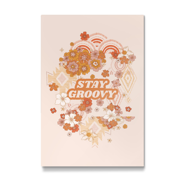 Galerie-Print "Stay Groovy Floral" 30x20 cm artboxONE