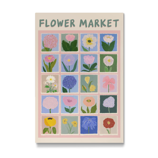 Galerie-Print "Vielfalt mit Blumenmarkt" 30x20 cm artboxONE