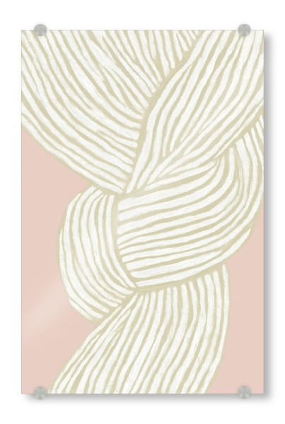 Acrylglasbild "Geflochtene Abstraktion" artboxONE - Natur,Abstrakt,Geometrie