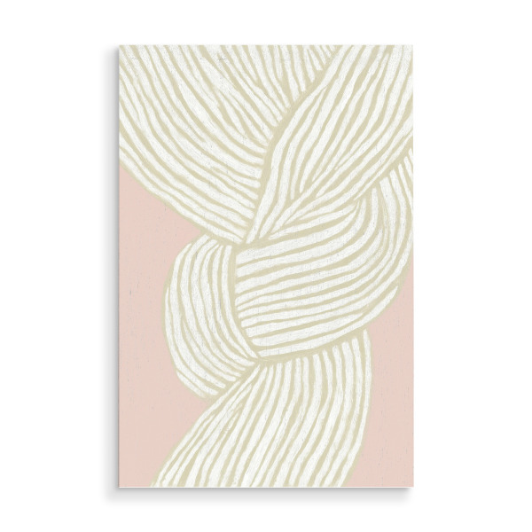 Holzbild "Geflochtene Abstraktion" artboxONE - Natur,Abstrakt,Geometrie