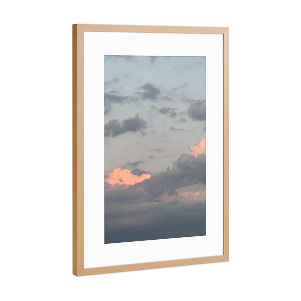 Poster mit Rahmen Kupfer "Sommer getrübt" artboxONE - Städte,Städte / München,Reise,Reise / Strand und Meer,Städte / Rom