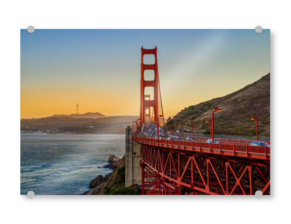 Acrylglasbild "Goldenes Tor" artboxONE - Architektur