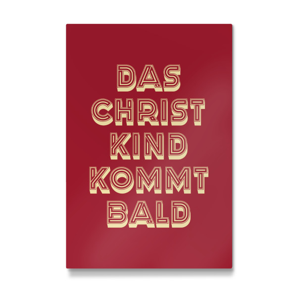 Galerie-Print "Das Christkind kommt bald" 75x50 cm artboxONE