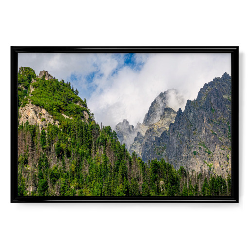 Grüne üppige Berge