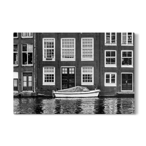 Galerie-Print "Boot in Amsterdam" 75x50 cm artboxONE