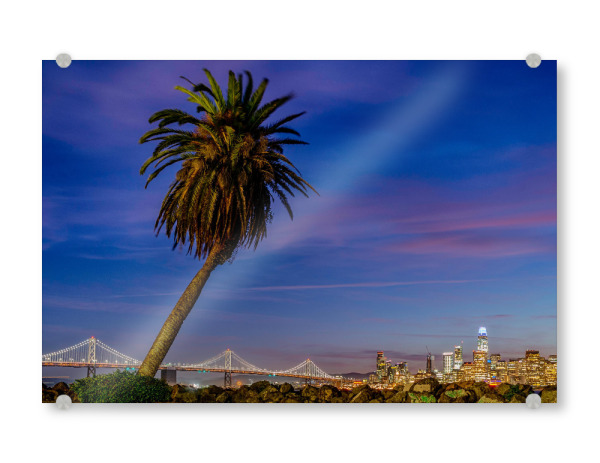 Acrylglasbild "Nacht in San Francisco" artboxONE - Natur,Reise,Architektur,Reise / Strand und Meer