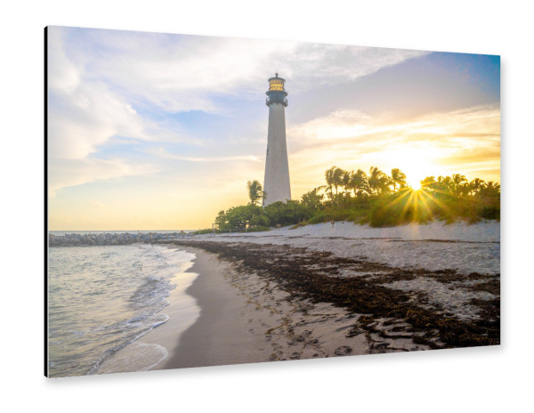 Alu-Dibond "Kap Florida Lighthouse" 75x50 cm artboxONE