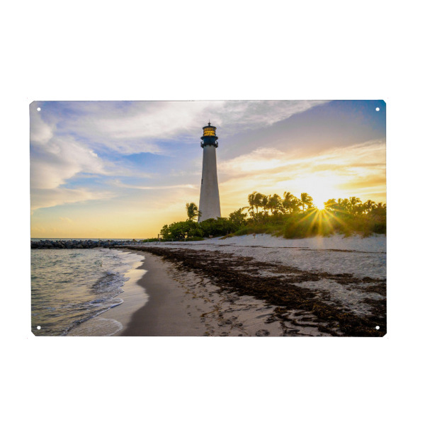Metall Poster "Kap Florida Lighthouse" artboxONE - Architektur
