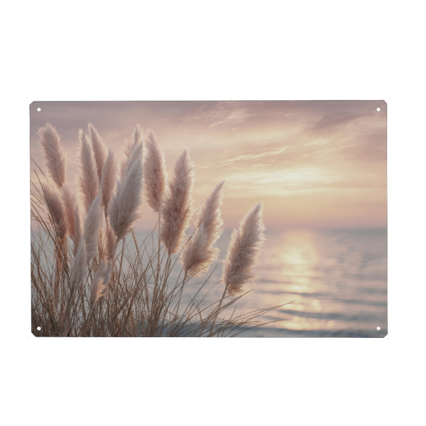 Holzbild "Im Gold der letzten Stunde" artboxONE - Natur,Reise / Strand und Meer