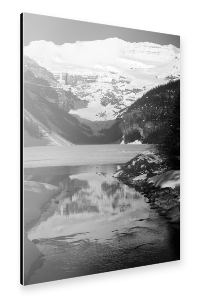 Alu-Dibond "LAKE LOUISE GLACIER" 30x20 cm artboxONE